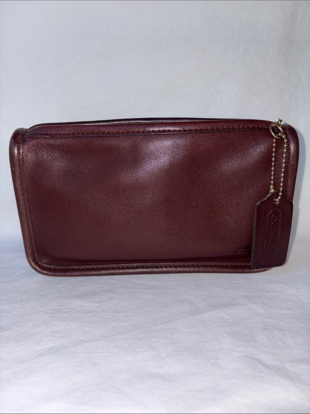 Vintage Coach Chunky Case in Mahogany with tag - Picture 1 of 8